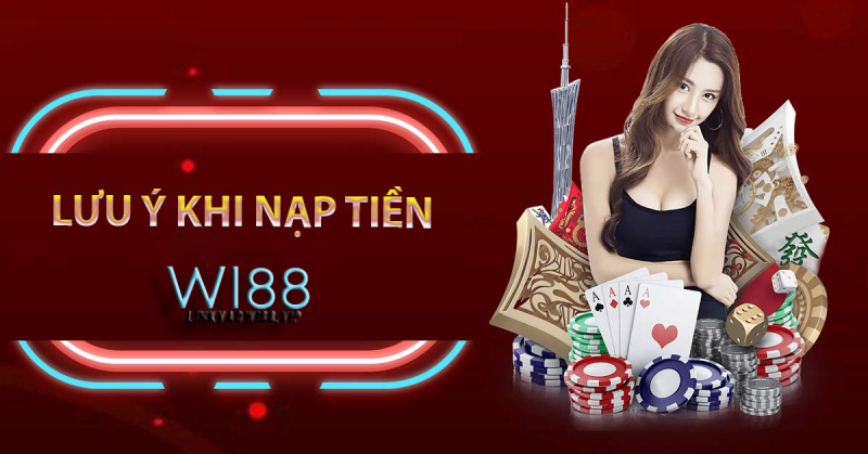 Những điều cần lưu ý khi nạp tiền WI88